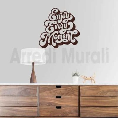 adesivi murali enjoy decorazioni da parete