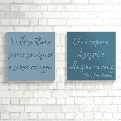 quadri moderni Mahatman Gandhi 2 tele
