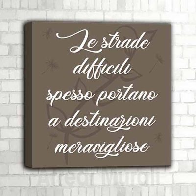 Quadro frase motivazionale