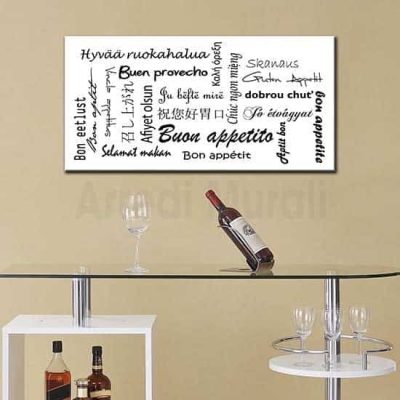 Quadro per la cucina buon appetito