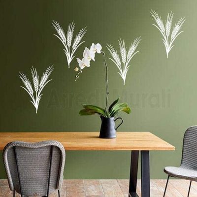 Adesivi murali spighe di grano