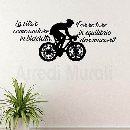 Decorazioni murali frase motivazionale nero