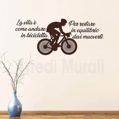 Decorazioni murali frase motivazionale marrone
