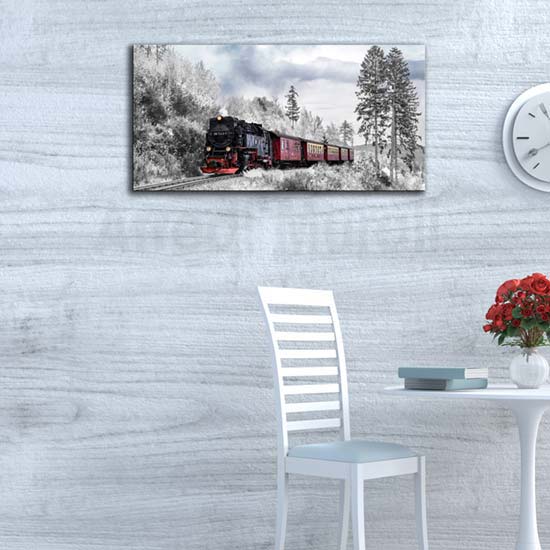 Quadri paesaggio vintage tela unica