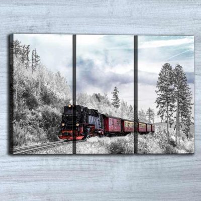 Quadri paesaggio vintage 3 stampe su tela