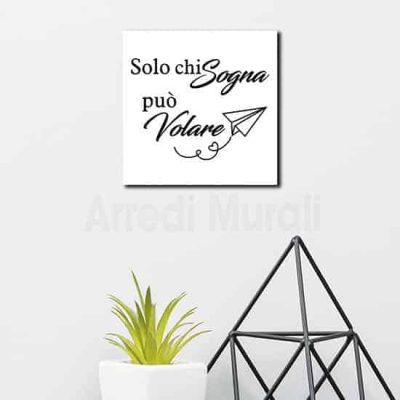 Quadro con frase stampa su tela, quadro moderno