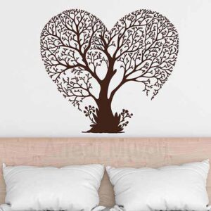Adesivi da parete albero love, decorazione murale