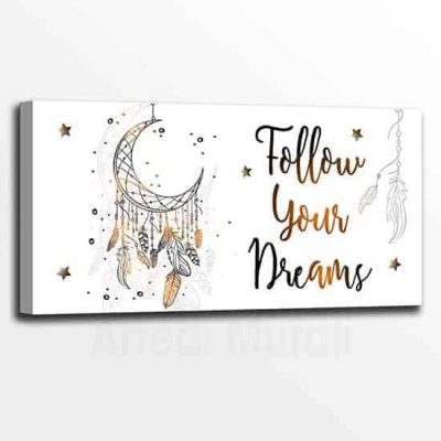 Quadro con frase per camera da letto