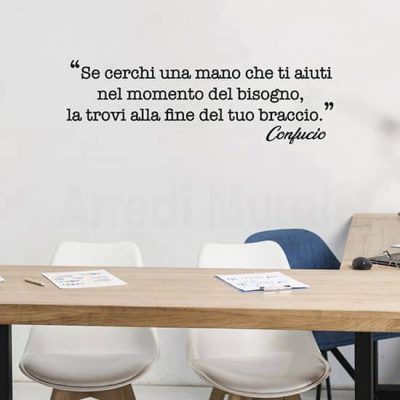 Adesivi murali frasi motivazionali