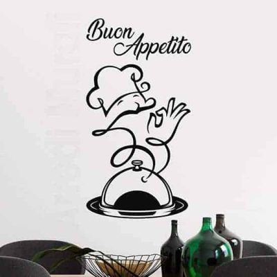 Adesivi per la cucina buon appetito