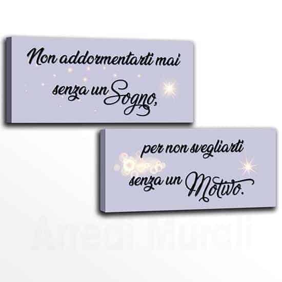 Quadri con frase per camera da letto
