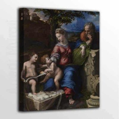 Quadro Sacra Famiglia di Raffaello