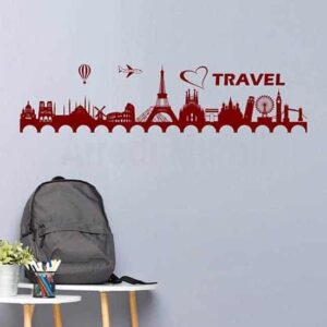 Adesivi da parete agenzia viaggi