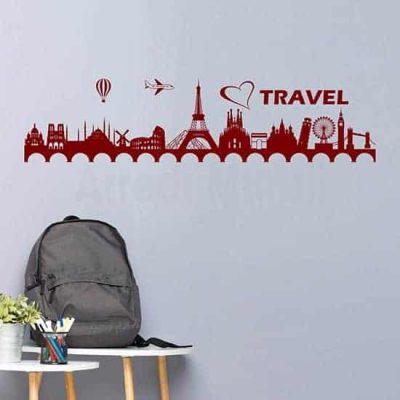 Adesivi da parete agenzia viaggi