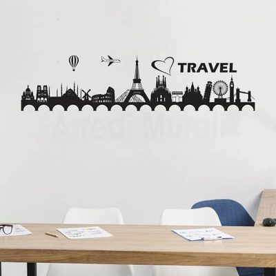Adesivi murali agenzia viaggi