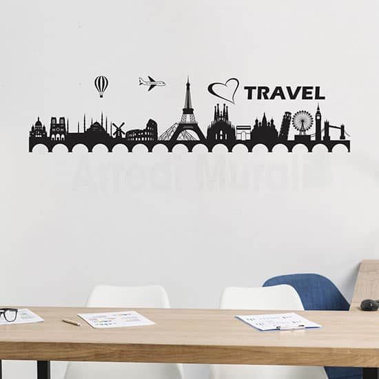 Adesivi murali agenzia viaggi