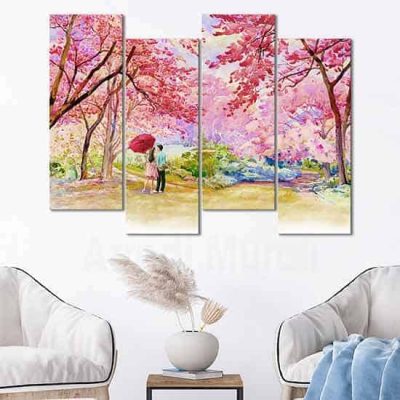 Quadri moderni paesaggio con stampe su tela