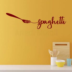 Adesivi da parete spaghetti per cucina, decorazione murale