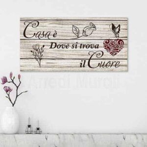 Tela canvas con frase