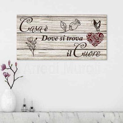 Tela canvas con frase