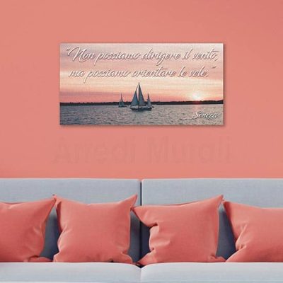 quadro su Tela con frase di Seneca