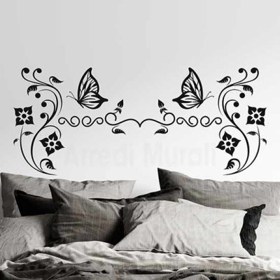 Testata letto adesiva da parete