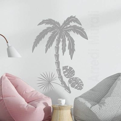 Adesivi murali piante esotiche