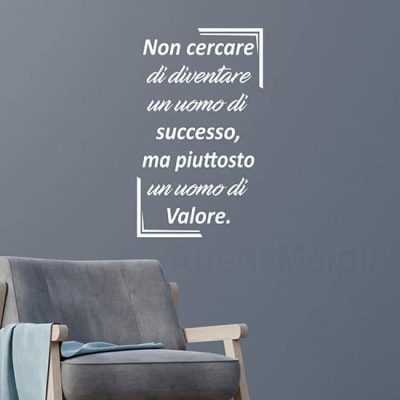 Frase adesiva da parete di Einstein, adesivi murali