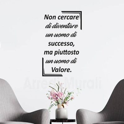 Frase adesiva da parete di Einstein