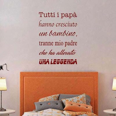Adesivi murali scritta per la camera dei ragazzi