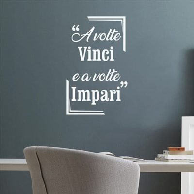 Frase adesiva motivazionale da parete, decorazioni murali