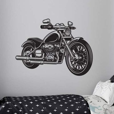 Adesivi murali moto classica