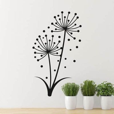 Adesivi da parete soffioni