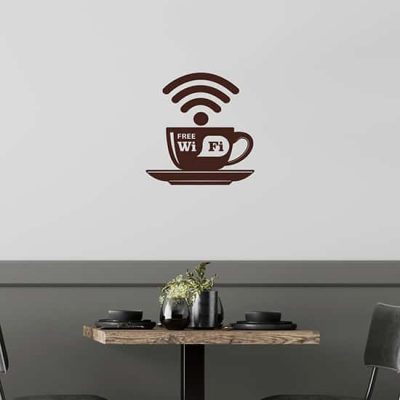Adesivi wi fi per bar