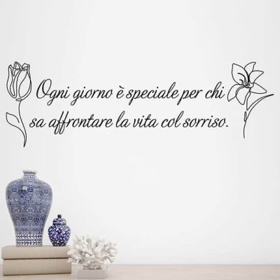 Frase adesiva personalizzata