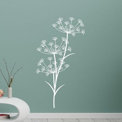 Decorazioni adesive soffioni da parete per arredare