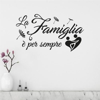 Scritta adesiva per la famiglia
