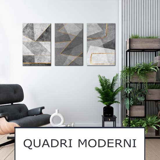 Quadri moderni su tela per decorazioni da muro eleganti e contemporanee.