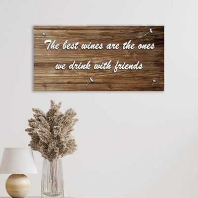 Quadro personalizzato con scritta su tela