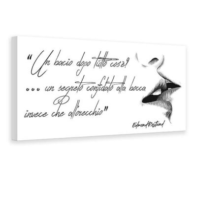 Quadro con scritta di Edmond Rostand