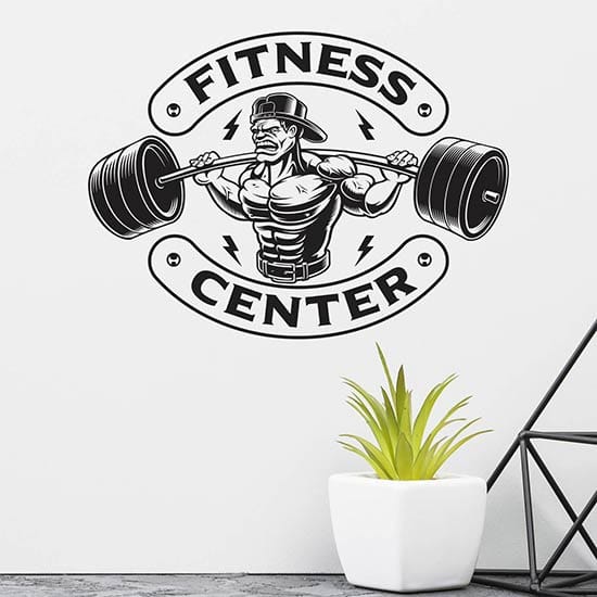 Adesivi murali fitness center