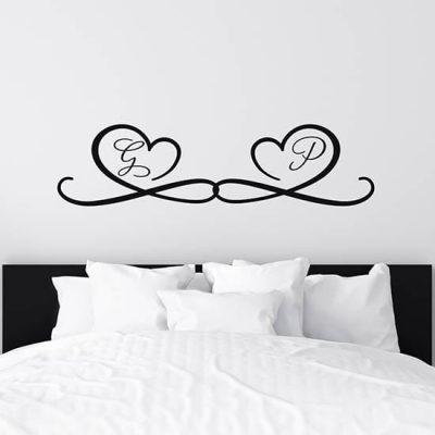 Adesivi murali personalizzati per letto