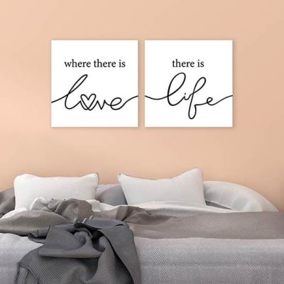 Quadretti con frasi su tela stampe su tela