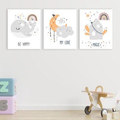 Quadretti per bambini stampe su tela