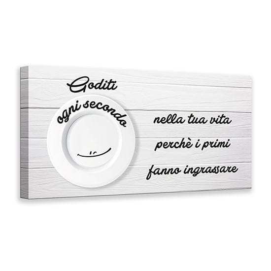 Quadro con scritta per la cucina