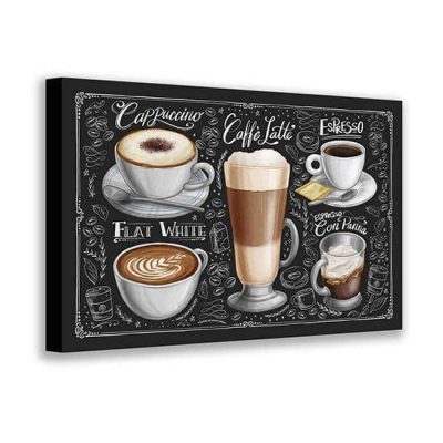 Quadro su tela caffè del bar