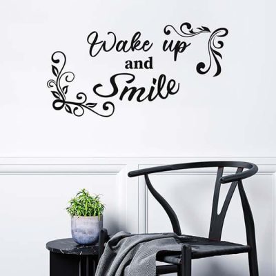 Scritta adesiva da muro