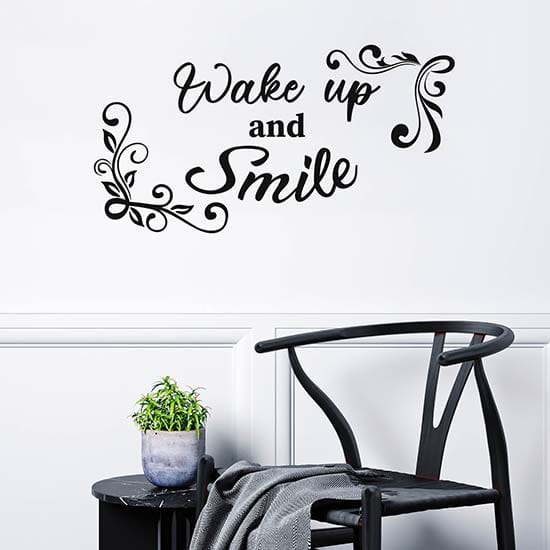 Scritta adesiva da muro