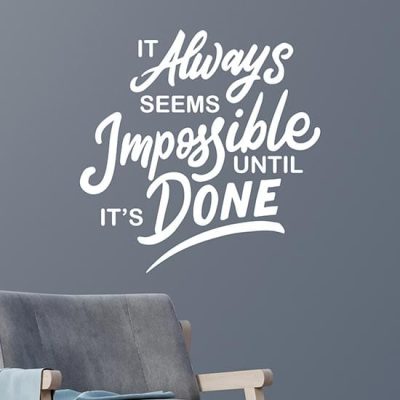 Scritte sui muri adesive wall stickers