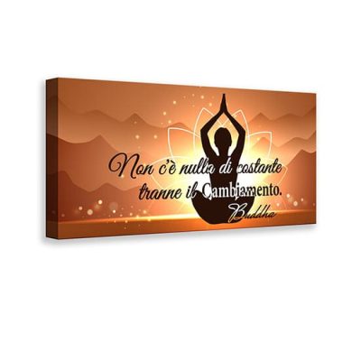 Quadro con frase di Buddha